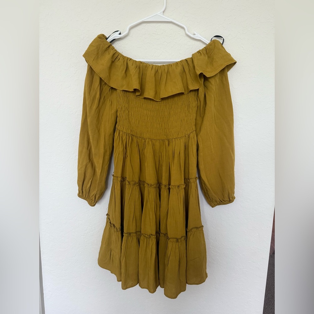 Forever21 Ruffle, Smocked, Mini Dress, Similar to Nordstrom Row A dress